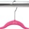 Simplify Kids Velvet Hangers in Pink, 25PK 3224-PINK - alternate 4